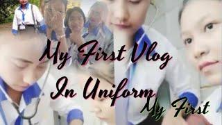 My first vlog in uniform // Nursing students / Lily Lomou Chang /