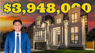 Touring a STUNNING $3.9M Dollar Custom Built Luxury Home In Toronto Ontario | Toronto Real Estate