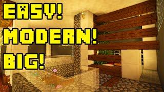 Minecraft Modern Underground House Tutorial (How to Build)