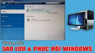 Chu Đặng Phú hướng dẫn SAO LƯU VÀ PHỤC HỒI WINDOWS BẰNG ACRONIS TRUE IMAGE 2018 RESCUE BOOT