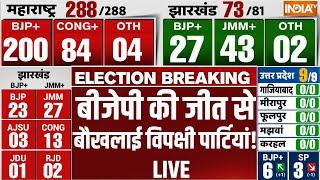 Maharashtra Vidhan Sabha Result LIVE: बीजेपी की जीत से बौखलाई विपक्षी पार्टियां!