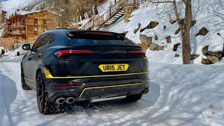 Snow Driving my Lamborghini Urus Performante | Monaco to ISOLA 2000 Ski resort | 2023