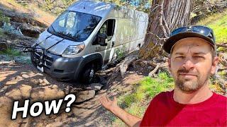This camper van rescue pushed my wrecker to its limits 