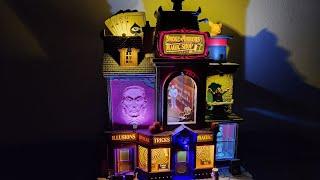 New for 2024 Lemax Spooky Town "Smoke and Mirrors Magic Shop" Review