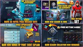 Finnally Bgmi New Royal Pass Is Here | Bgmi A8 Royal Pass | New Season Rewards | Free Mythic Set 