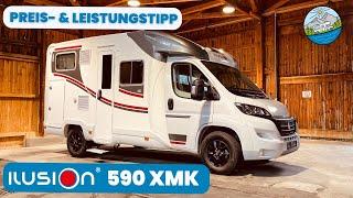 Platz für Vier mit tollem Preis-/Leistungsverhältnis - Ilusion XMK590 Teilintegriertes Wohnmobil