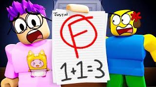 OOPS, We FAILED Our MATH TEST In ROBLOX!? (ALL ENDINGS UNLOCKED!)