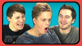 YouTubers React to Try to Watch This Without Laughing or Grinning 2