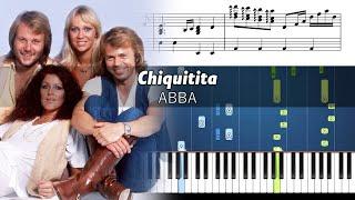 ABBA - Chiquitita - Accurate Piano Tutorial with Sheet Music