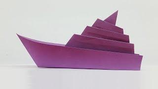 Paper Ship Making Origami Tutorial | How to Make a Paper Boat | Origami Boat
