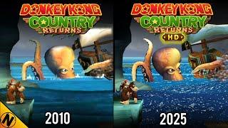 Donkey Kong Country Returns HD (Switch) vs Original (Wii) | Direct Comparison