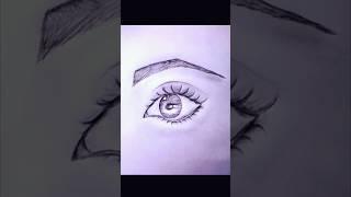 How to draw realistic eyes drawing with pencil #eyedrawing #drawing #art #shorts