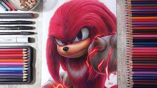 Drawing Knuckles (Sonic the Hedgehog 2) | Fame Art