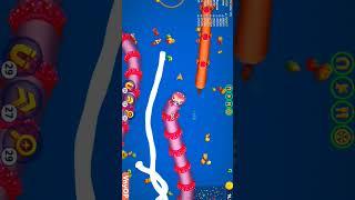 WORMSZONE.IO #105 BIGGEST SNAKE GAMEPLAY#shorts #gameshorts #iogames  #vnyop