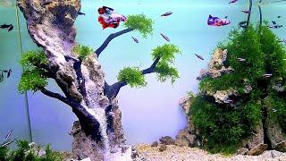 HOW TO MAKE SAND WATERFALL AQUARIUM