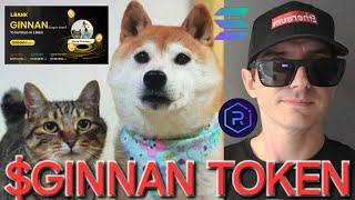 $GINNAN - GINNAN DOGE'S SISTER TOKEN CRYPTO COIN HOW TO BUY DOGE CAT SOLANA RAYDIUM JUPITER NEIRO