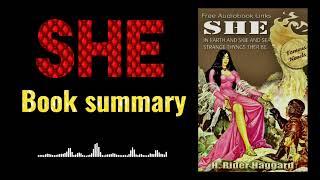 She By H.Rider Haggard Audiobook || Book Summary in English || #audiobooks #audiosummary