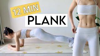 12 Phút PLANK Để Có Cơ Bụng 11 | PLANK Challenge To Get 11 Line Abs | No Equipment Workout