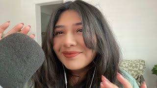 ASMR finger fluttering, hand movements and tongue clicking(Looped)
