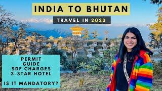 Road Trip from India to Bhutan 2023: Permits and Thimphu Exploration