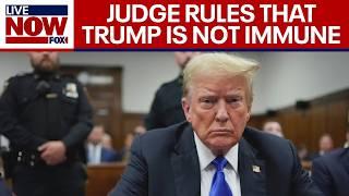 Trump does not have presidential immunity in hush money case, judge rules | LiveNOW from FOX