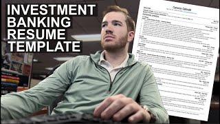 EASIEST way to create a TOP investment banking resume!