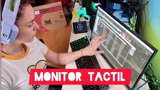 Monitor Tactil TD2230 - Perfecto para Multitareas, Streaming o Diseño 