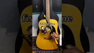 Fishing Line Guitar Strings #guitar