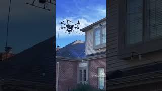 Roof washing robot #robot #ai #artificialintelligence #electrical #drone #dronevideo