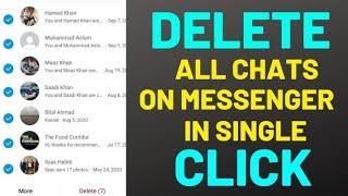 How to Delete All of Your Messages on Facebook Messenger at Once 2023|Delete all Chats on Messenger