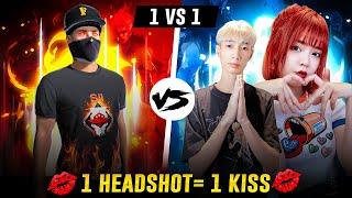 1 Kill = 1 Kiss  || Mobile Player vs Vietnam Chapri - Garena Free Fire