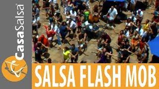 Biggest Salsa Flash Mob at Beach Place on Fort Lauderdale Beach