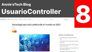 Annie'sTech Blog 8 || Programación de Controladores Home, Usuario y clase CategoríaEnumHelper [2023]