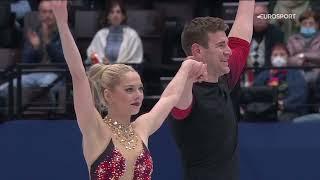 アレクサ・クニエリム/ブランドン・フレイザー Knierim/Frazier (USA) SP - 世界選手権2022