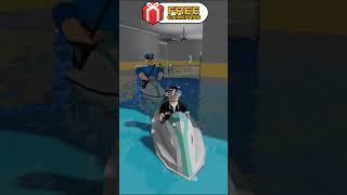 Roblox   WATER BARRY'S PRISON RUN P1 Chase and JUMPSCARE #shorts #gaming