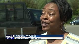 Vigil held for fallen police Sgt. Elaine Williams