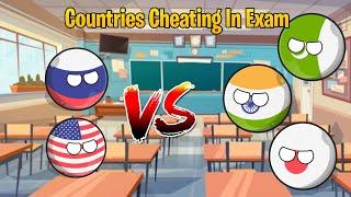 Countries Cheating In Exam [Funny And Intersting] Story #countryballs #worldprovinces