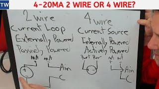 How to Wire 2 Wire vs 4 Wire 4-20mA Devices