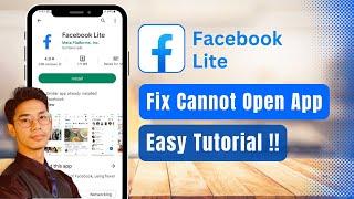 How to Fix Facebook Lite Can't Open !