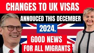 THIS IS GOOD NEWS TO ALL UK MIGRANT | Govt Announces Changes to UK Visa | Latest Immigration Updates