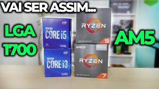 NOVOS SOQUETES AM5 E LGA 1700 AMD E INTEL, COMO SERÃO AS PRÓXIMAS GERAÇÕES DE CPU