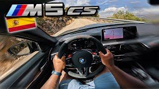 CRAZY BMW M5 cs GETS RIPPED IN SPAIN