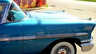 Classic cars leaving car show (Chopped Riviera Boattail) DougCameraman