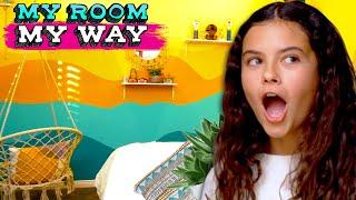 This Teen's New Bedroom is Giving Beach Bungalow Vibes | Kids Room Makeover | MY ROOM MY WAY