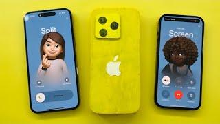 Incoming Call iPhone Real and Wooden 14 vs 14pro max 256gb
