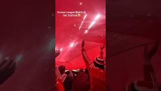 Wait for it ️ #manutd #atmosphere #fans #chant #europa #oldtrafford