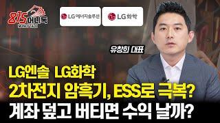 LG에너지솔루션, LG화학, 연이은 급락 ESS 실적으로 반등할까? /  2차전지 계좌 덮고 버티면 수익날 수 있을까?ㅣ유창희 대표