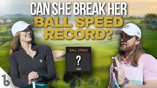 Can Kyle Berkshire Help Her Set a Ball Speed PR?