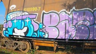 Graffiti - Character and Bombing on Train in Brazil ( EP-01 )