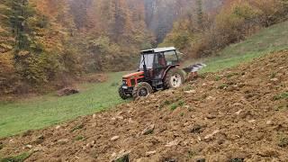 Zetor 6245 - Oranje ledine u strani! Može li uzbrdo s tri brazde!? | Vogel & Noot HF L800